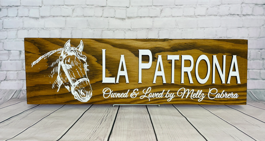 Custom Horse Barn Sign